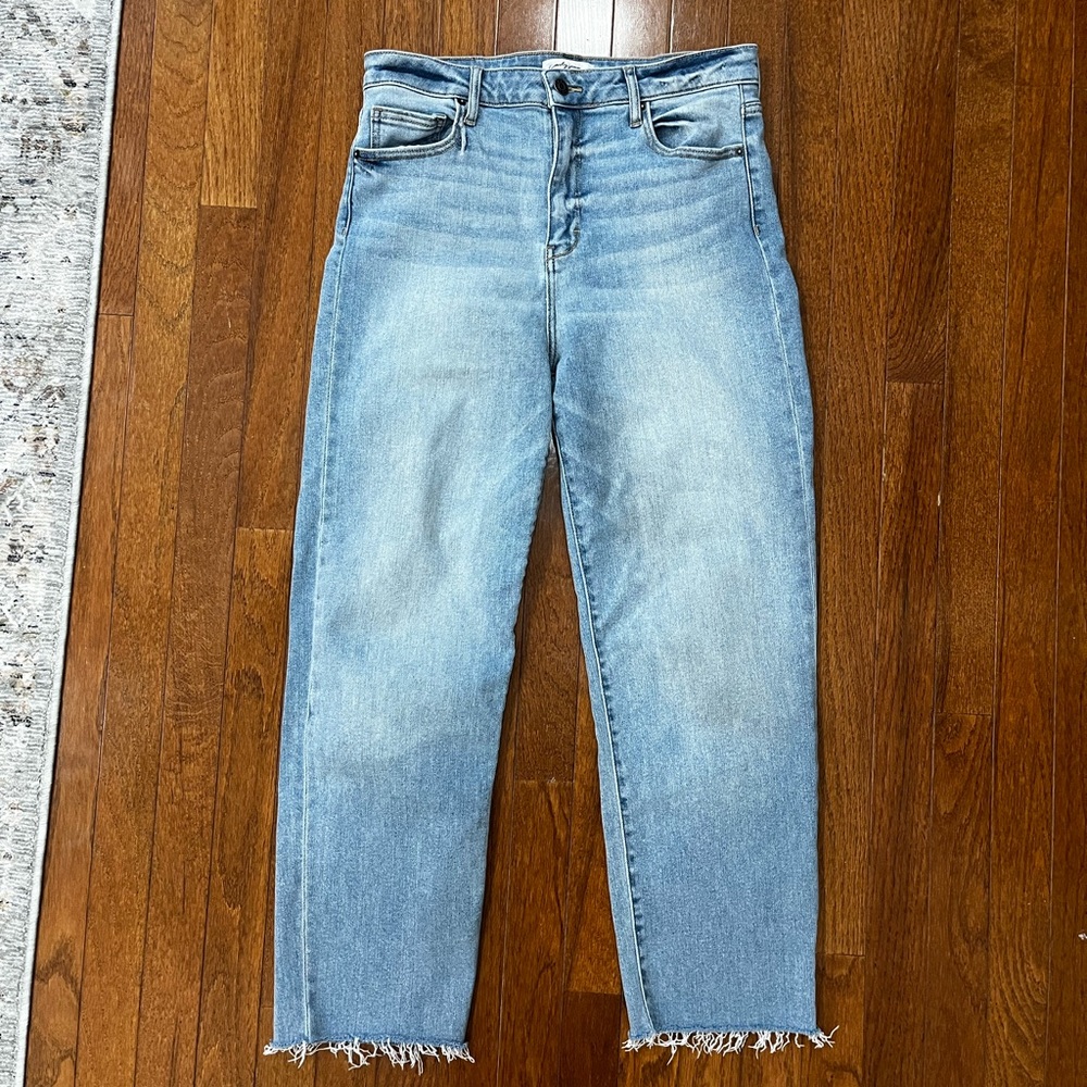 Carly Jean Los Angeles High Rise Light Blue Jeans